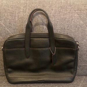 Coach soft sided briefcase/messenger bag